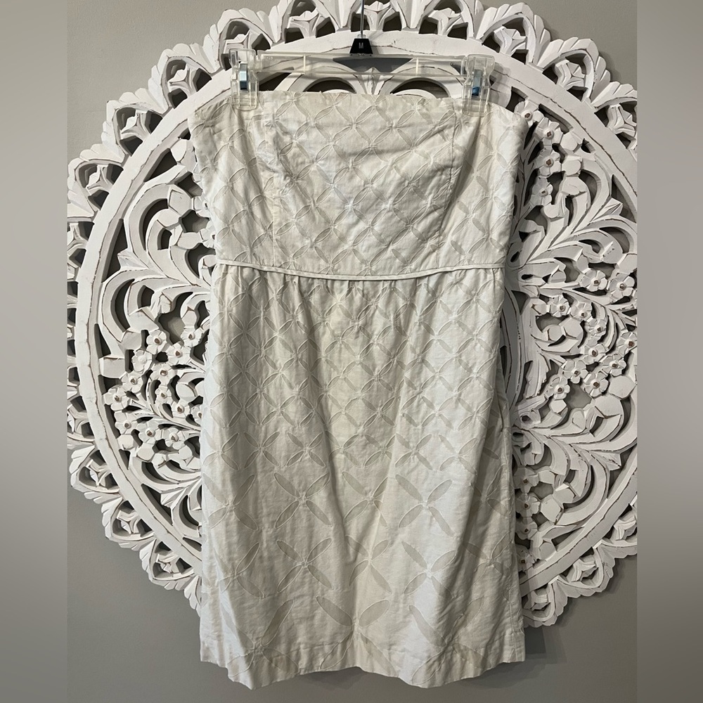 J.Crew Strapless Cream Dress
